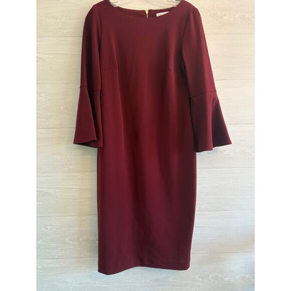 Calvin Klein Dresses & Skirts - Calvin Klein Peplum Sheath Dress sz 8